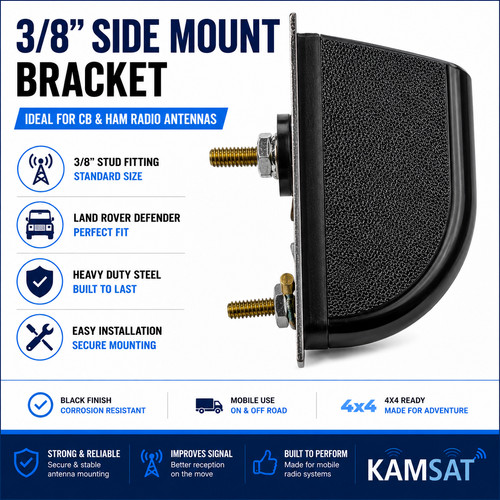 Radio antenna side mount - antenna,